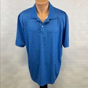 Drake short sleeve polo shirt.  L